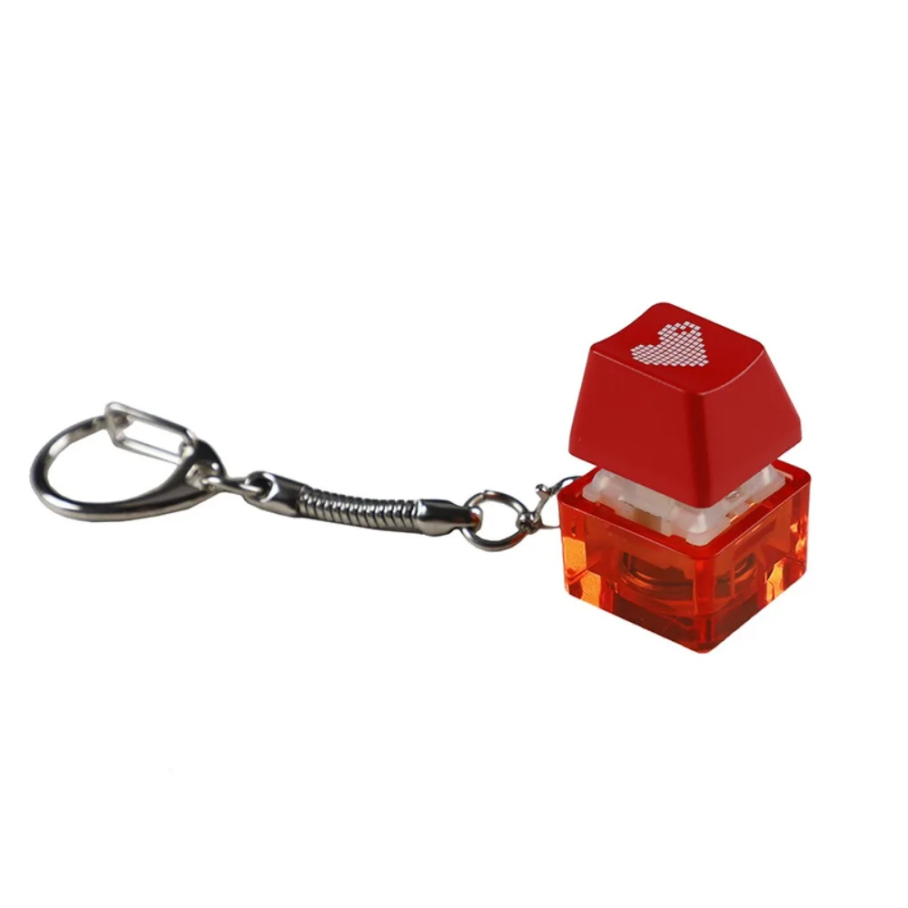 RGB Lighting Keyboard Key Toy Decompression Stress Relief Fidget Keyboard Clicker Fidget Sensory Fun Toy LED Light