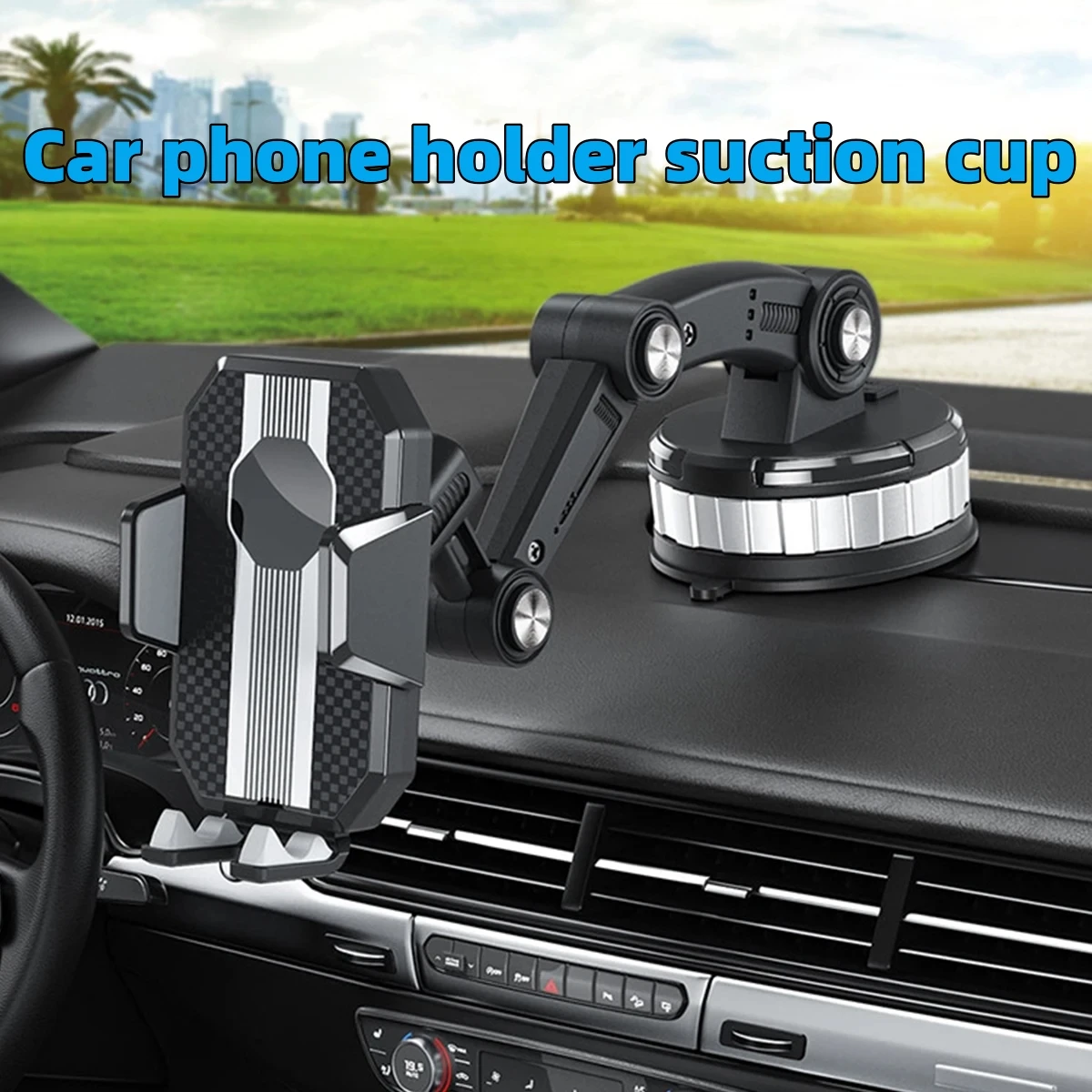 

Car bracket General truck lengthened suction cup type car bracket fixed shockproof mobile phone bracket big combined GPS navigat