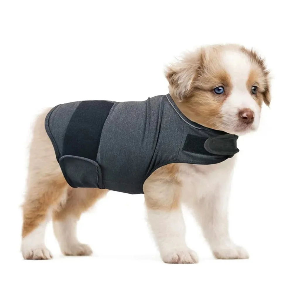 

Practical Breathable Dog Anxiety Jacket Soft Adjustable Anti Anxiety Pet Coat Warm Comfortable Dog Calming Wrap Clothes Outdoor