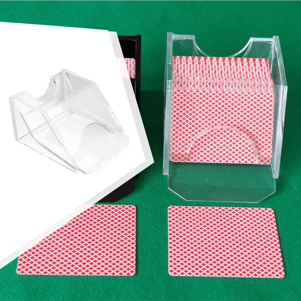 

Lahomia Card Dealer Shoe 1 Dealing Manual Smooth Surface Weighted