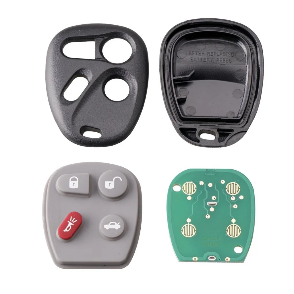 J06 KOBLEAR1XT 315 Frequency 4 Buttons Car Key For OEM 2001 02 03 04 05 Chevy Impala Monte Carlo Keyless Remote Car Key Fob