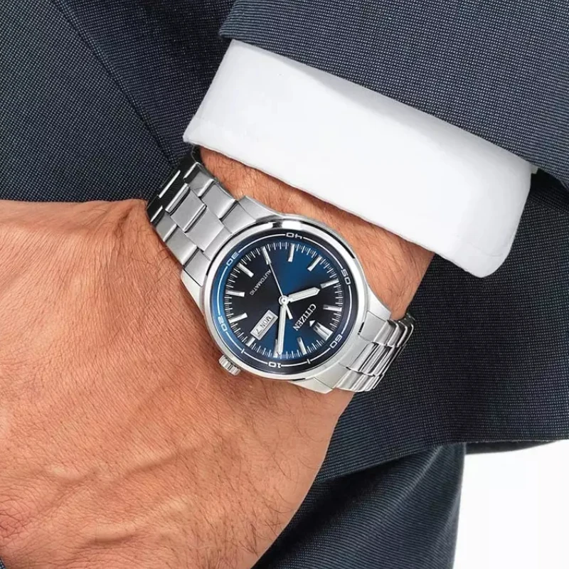 Original CITIZEN Japan Automatic Mechanical watches Luminous Business Waterproof Men's Watches Stainless Steel  NH8400-87L