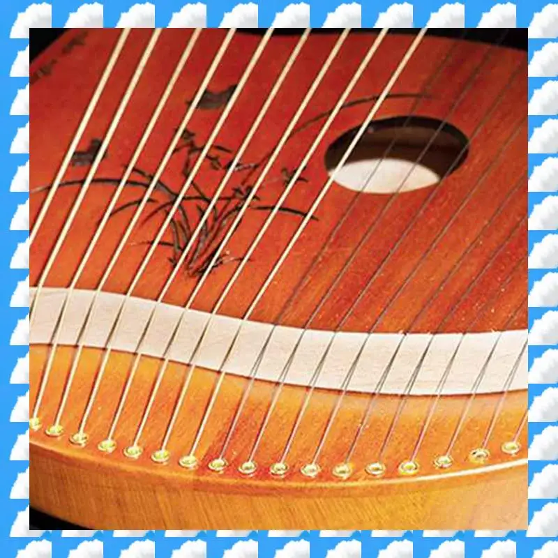 

ONGE 100 Pcs Lyre Harp Tuning Pin Nails With 100 Pcs Rivets Set For Lyre Harp Small Harp Musical Stringed Instrument