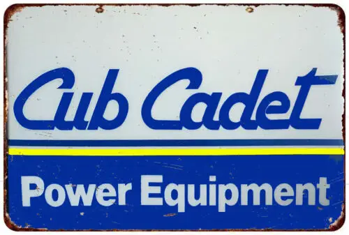 CUB CADET POWER EQUIPMENT Vintage Look Reproduction metal sign wall art