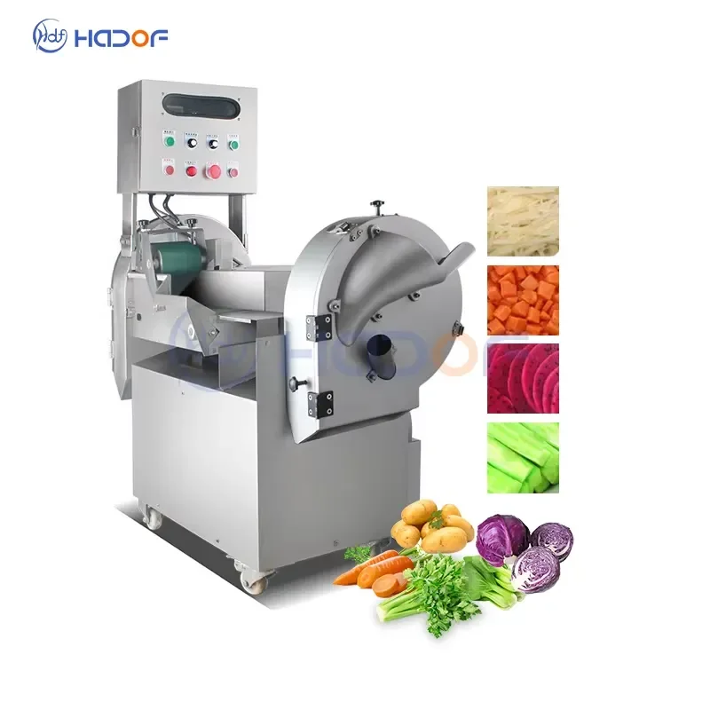 2026 Efficient 4 in 1 Commercial Fruit and Vegetable Cutter Salad Master Vegetable Cutter Automatic Cutting Machine