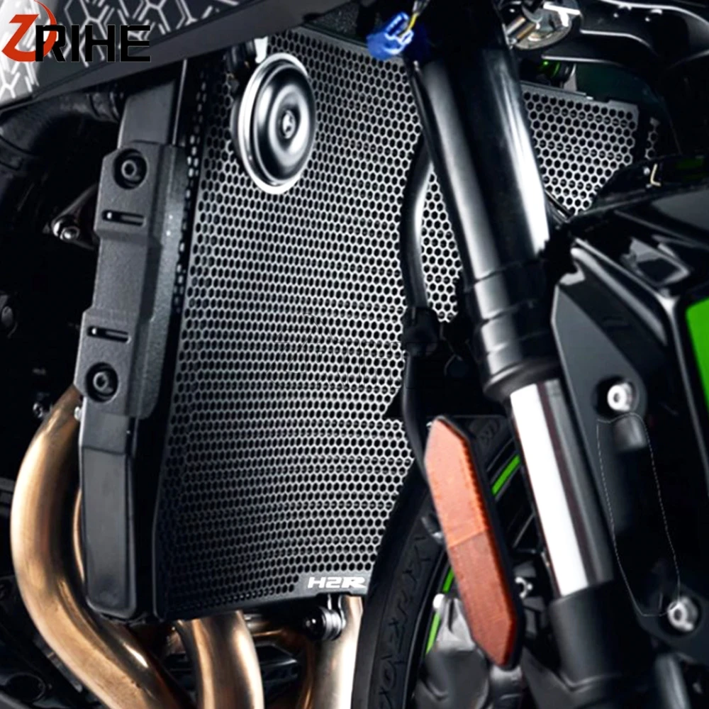 

Aluminium Motorcycle 2026 25 For Kawasaki Ninja H2 / R / SX / SX SE /SX Performance 2015 Radiator Grille Cover Guard Protection