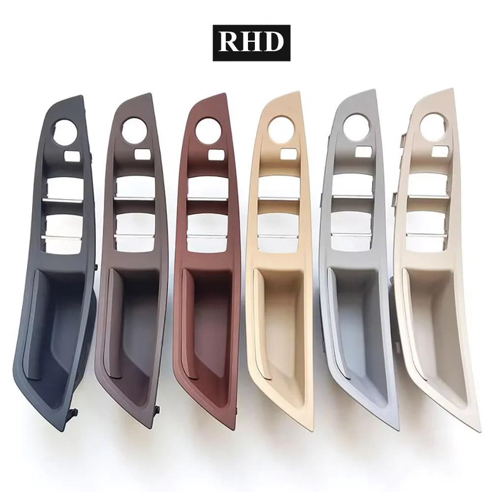 RHD 2/7PCS Auto Links Rechts Innen Tür Armlehne Leder Griff Montage Für BMW 5er F10 F11 F18 520i 523i 525i 528i 535i – Detail 4