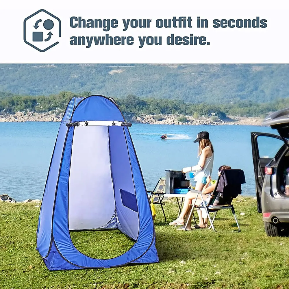 Lightenup Outdoor Privacy Shower Tent, Portable Waterproof, Changing Room Shelter, Camping, Hiking, Beach, Toilet, Bathroom