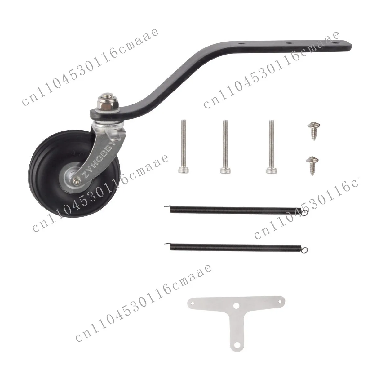 Model aircraft tail wheel bracket assembly 20-150CC fixed-wing model aircraft tail landing gear