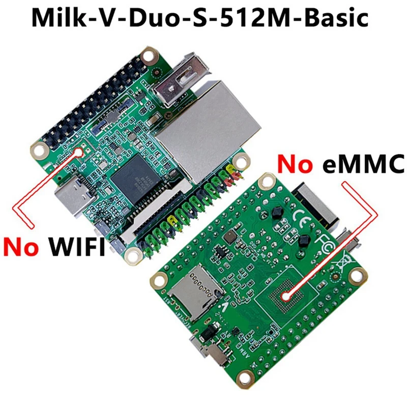 Milk-V Duo S Development Board Basic +Poe-Long-Pin RISC-V ARM Support One-Click Switching ARM/RISC-V Startup