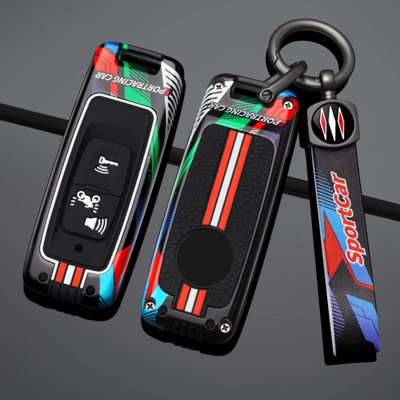 Metal + silicon Car Key Case Cover Fob Shell for Honda Motorcycle PCX160 VISION SH350 160 PCX 125 Switch 150 ADV Wrench 350 2023