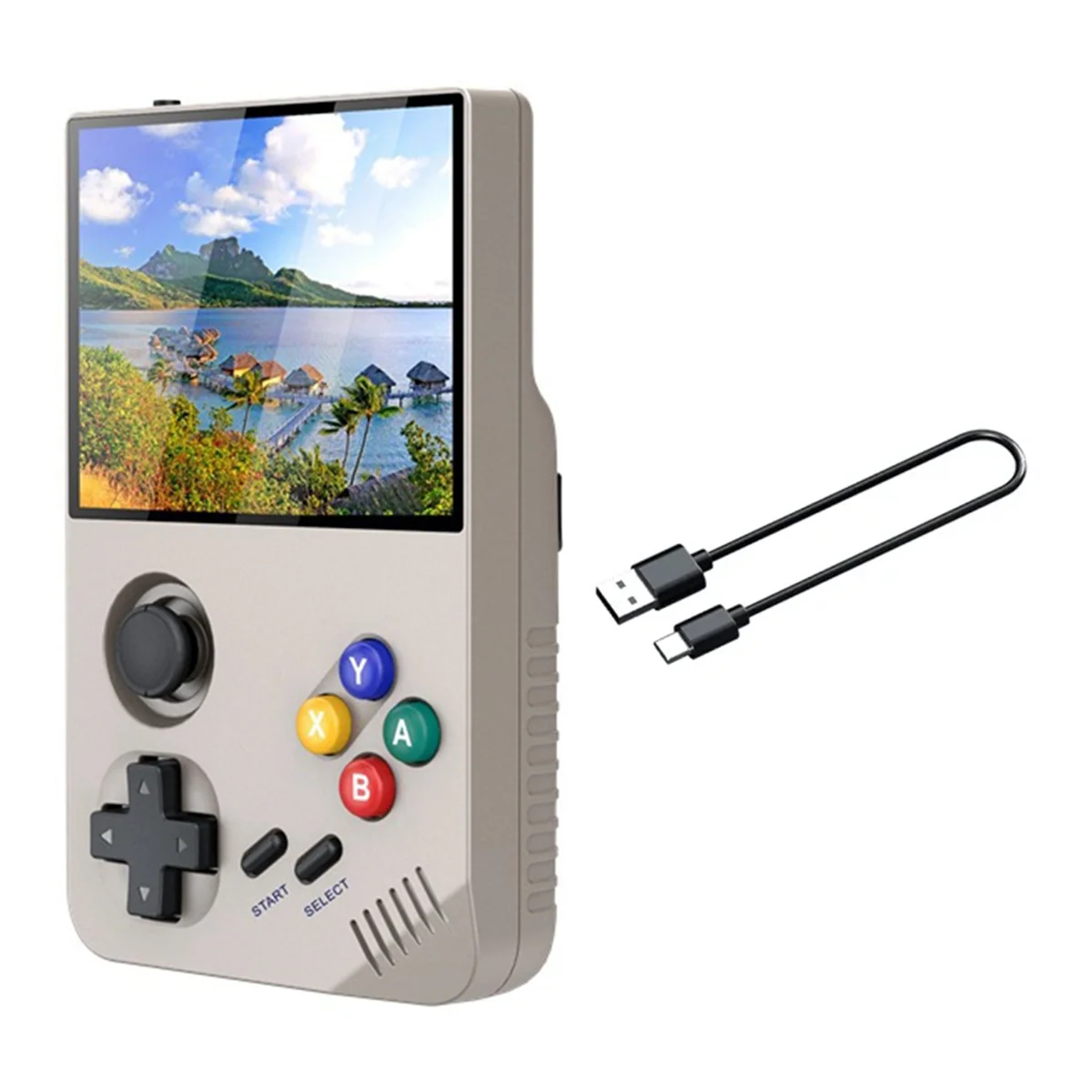 

M19 Retro Video Game Console 128G Handheld Cl ic Nostalgic Arcade Game Console 3D Joystick Up to 25 Simulators C