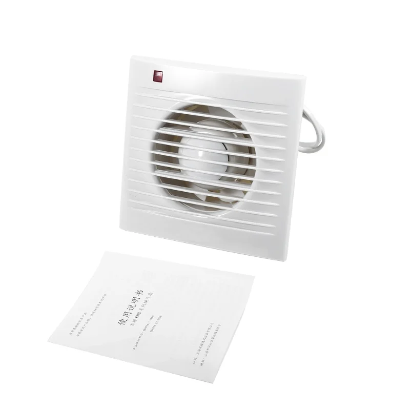 

Wall Mounted Ventilating Exhaust Extractor Fan 4 Inch For Bathroom Toilet Kitchen 220V Electric Window Air Flow