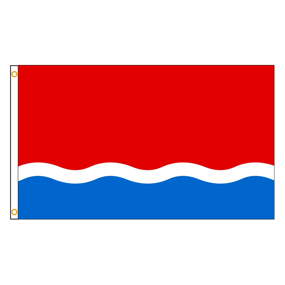 3x5 Ft Amur Oblast Flag Vivid Color an oblast of Russian Federation National Flags Polyester with Brass Grommets