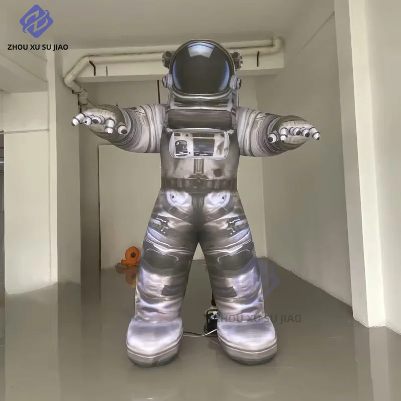 2025 Giant Inflatable Astronaut Air Blow Lifelike Spaceman/Cosmonaut Outdoor Decoration Props for Space-themed activities