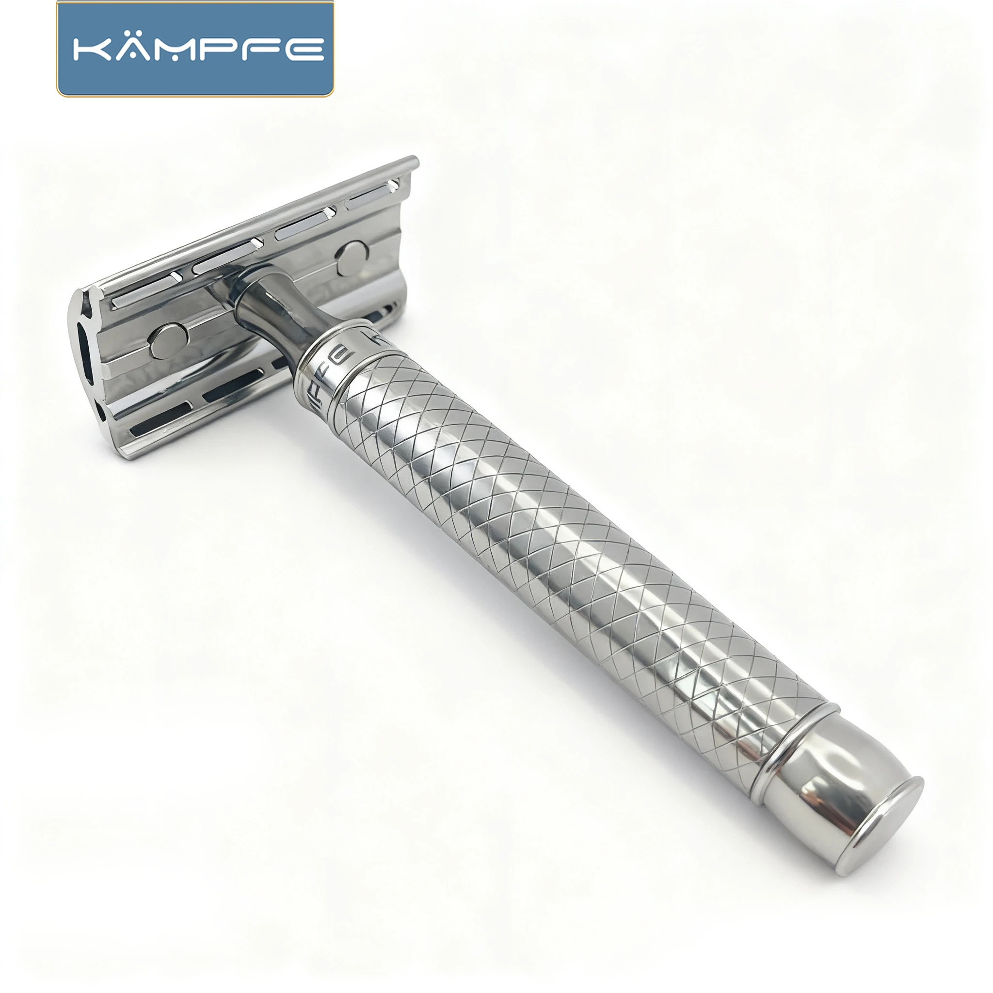 

KAMPFE Stainless Steel CNC safety razor Smooth Shavewomen hair Manual double-edgedremoval tool shaver men gift