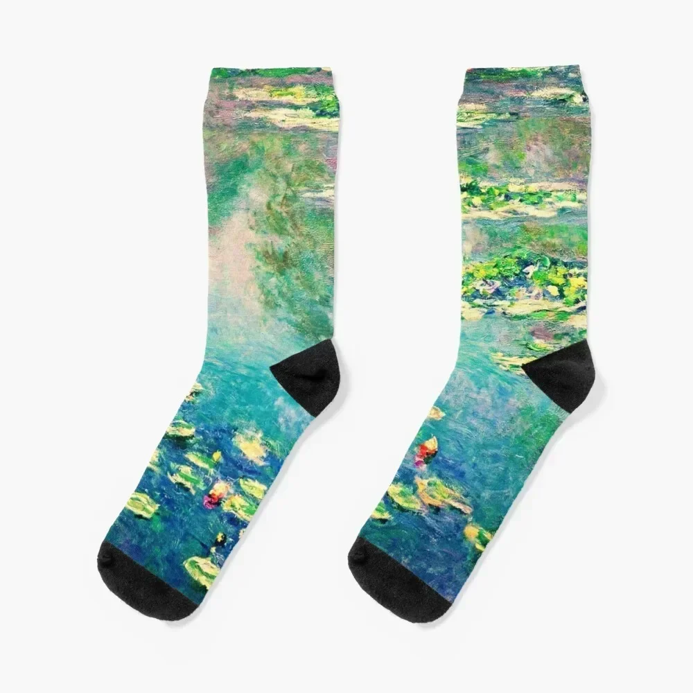 

Claude Monet's Water Garden - Le jardin d'eau de Giverny Socks football luxe Men Socks Women's