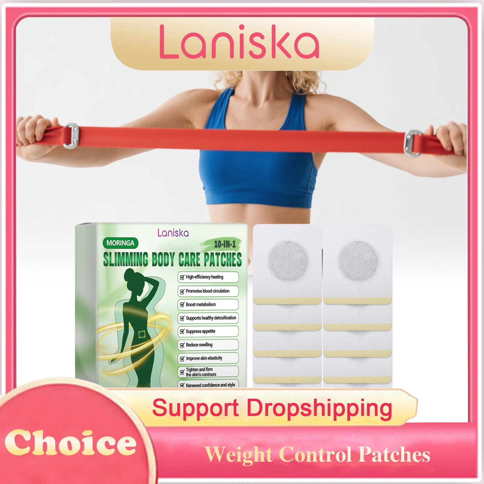 Weight Control Patches Enhance Metabolise Reduce Appetite Fat Burning Boost Metabolism Belly Firming Slimming Body Shaping Patch