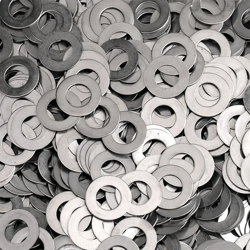 304 Stainless Steel Circular Thickened Flat Washer, Large Metal Ultra-thin Screw Meson M1.6 M2 M2.5 M3 M4 M5 M6 M10 M12 M14 M20