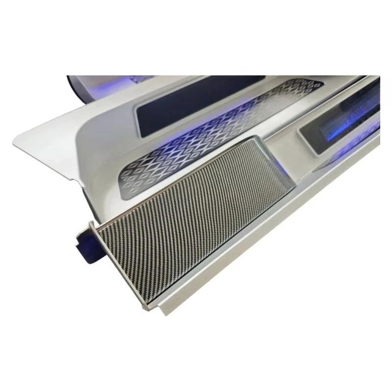 Middle Sliding Door LED Welcome Pedal Aluminum Alloy Door Sill  Transfer Printing for  Vito V-Class W447 W639 V260L