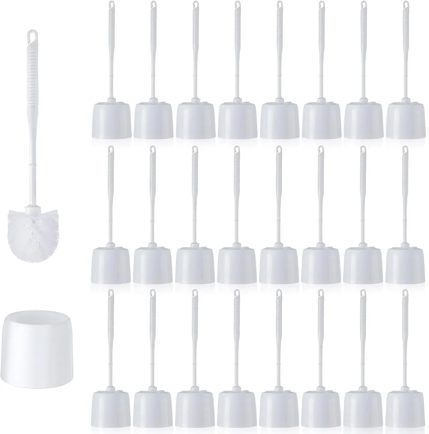 

Набор из 24 предметов: щетка для унитаза и держатель для ванной комнаты, с подставкой, для глубокой чистки