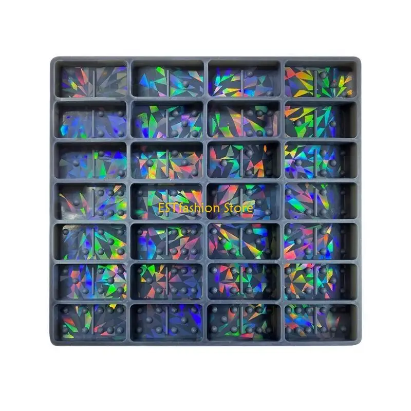 Y5GC Three-dimensional Dominoes Jewelry Ornaments Pendant Silicone Mold