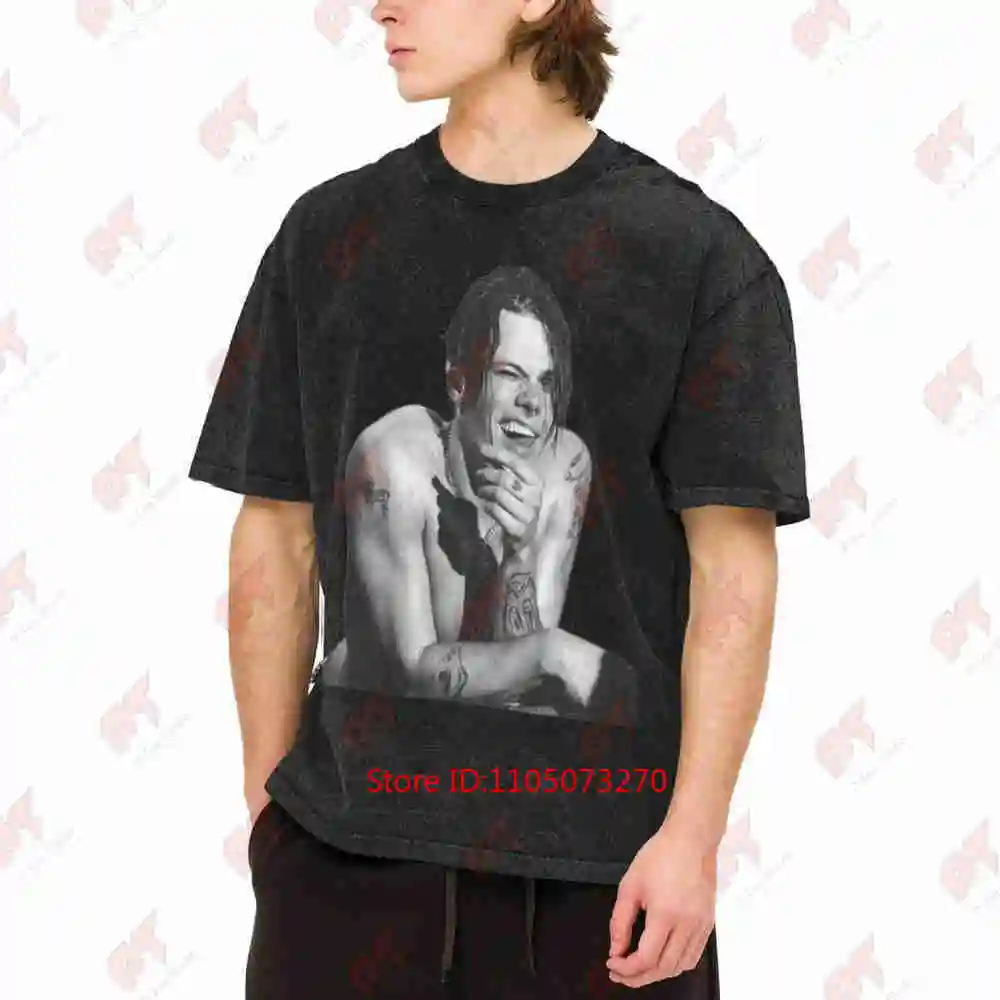 Vintage Yungblud 2025 2026 Concert Merch Vintage Washed Tee Pure Cotton T-Shirt