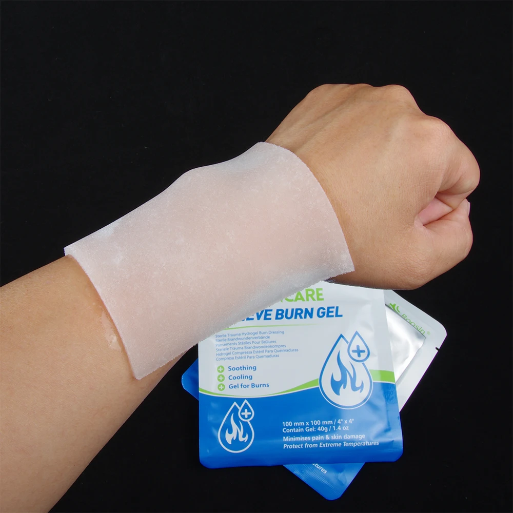 Medical Burn Dressing Non-woven Scald Pad Wound Care Anti-infection Antibiotic Ointment Gel First Aid Kit Hydrogel Burncare Ifak