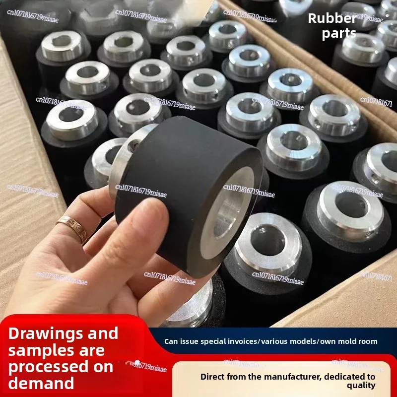 

Резиновые железные детали с высокой нагрузкой, промышленное резиновое колесо, подшипниковое колесо с алюминиевым сердечником, амортизатор, металлическая оболочка