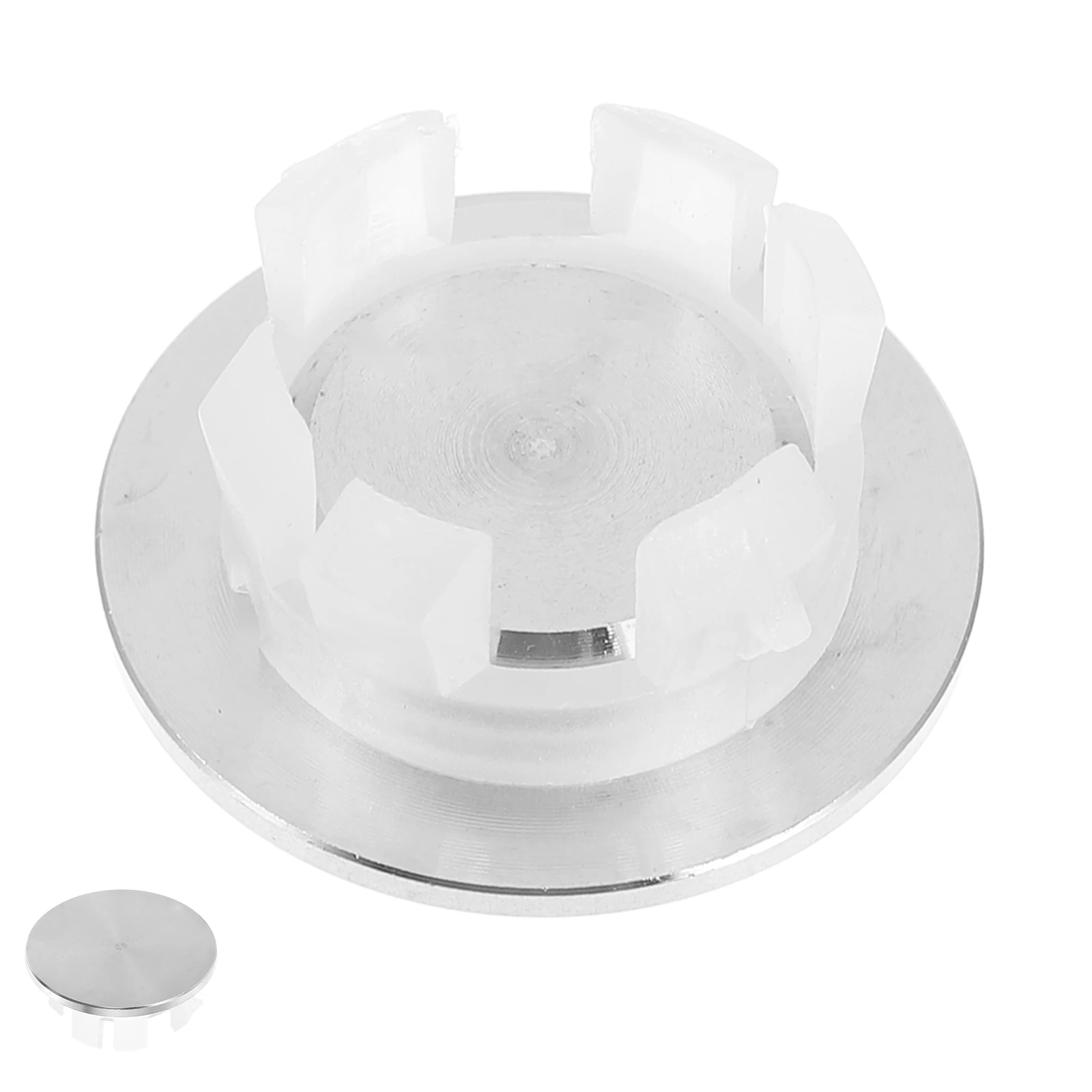 

Stainless Steel Overflow Cover Drain Solid Covers for Kitchen Sink Basin Outlet Bathroom Black Plate
