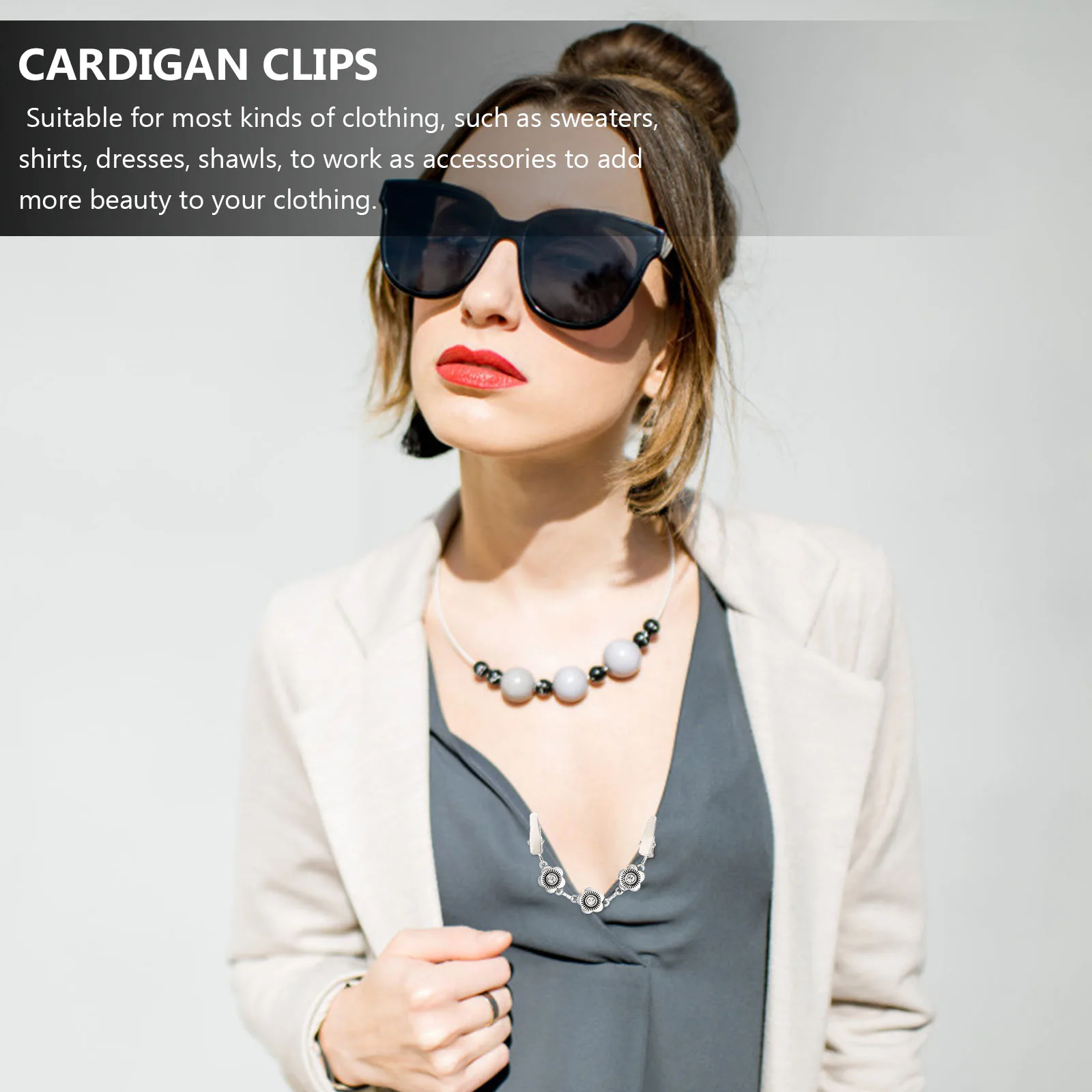 2 قطعة مقاطع سترة زهرة خمر سبائك الزنك شال دبابيس للنساء سهلة مباراة سترة طوق فستان ملحق ريترو ستايل