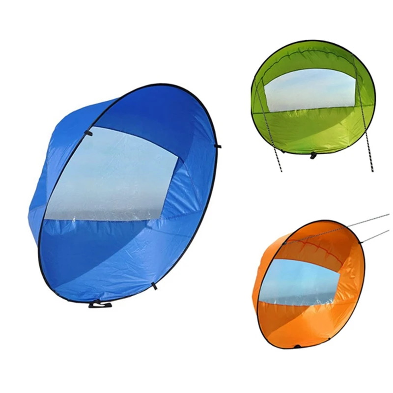 Kayak Downwind Wind Sail Portable Wind Sail Kit Compact Kayak Wind Sail Foldable Paddle Board Accessories