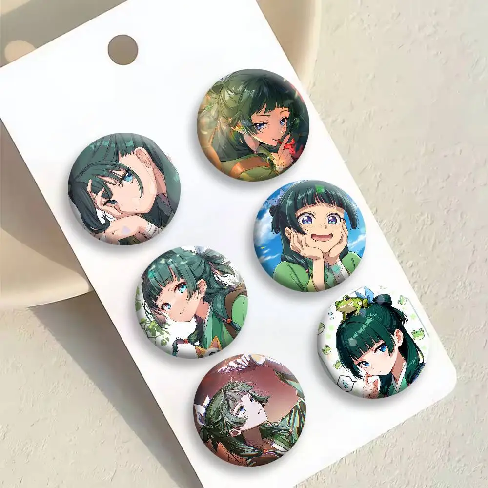 The Apothecary Diaries Maomao Badges Creative Tinplate Button PinsBrooch Badge Clothes Backpack