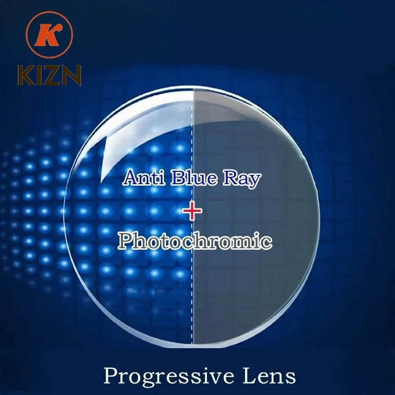 

Фотохромные прогрессивные линзы KIZN 1.56/1.61/1.67/1.74 с защитой от синего света, высокой четкостью, защитой от царапин, широким полем зрения и многофокусным эффектом.
