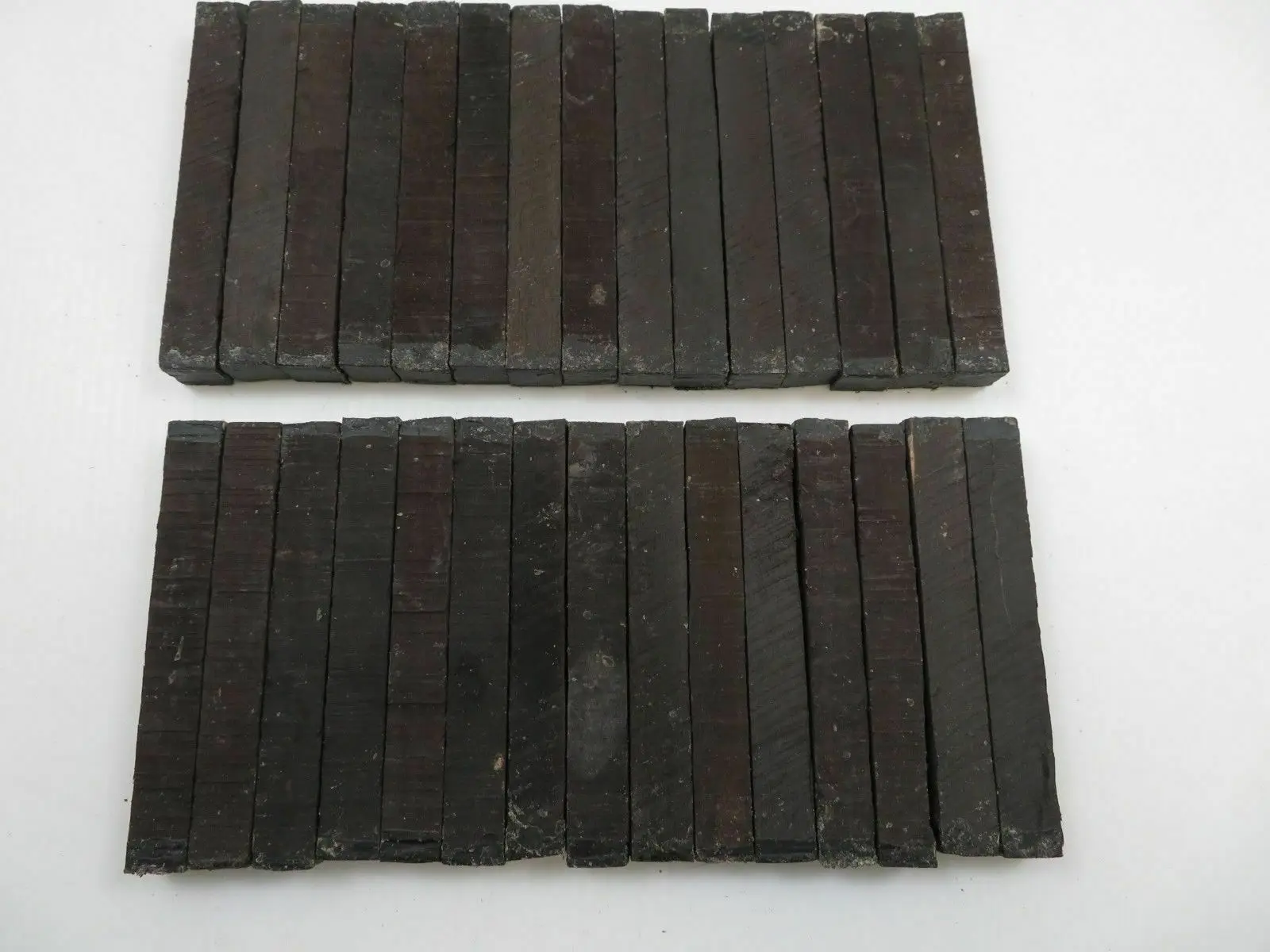 Pack Of 6, Ebony Pen Blanks/Wood Turning Square/Lathe Blanks | 3/4