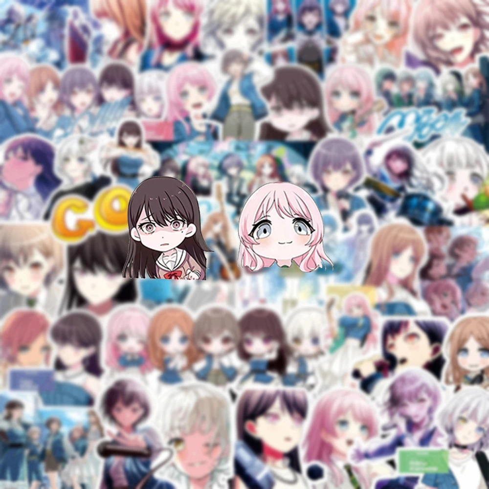 20/40/80pcs Kawaii Girls BanG Dream Stickers Mygo Anime Sticker Cute Takamatsu Tomori Anon Chihaya Rana Kaname Cartoon Decals