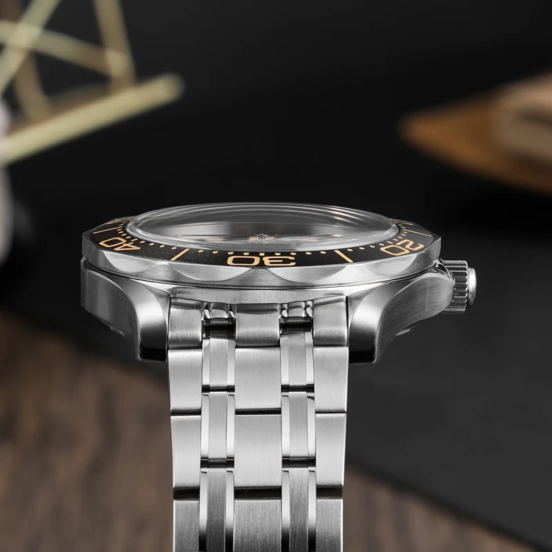 Watchdives WD007 39mm Dive Watch Stainless Steel NTTD NH35 Automatic Movement Sapphire Luminous Men Watches Waterproof 200M