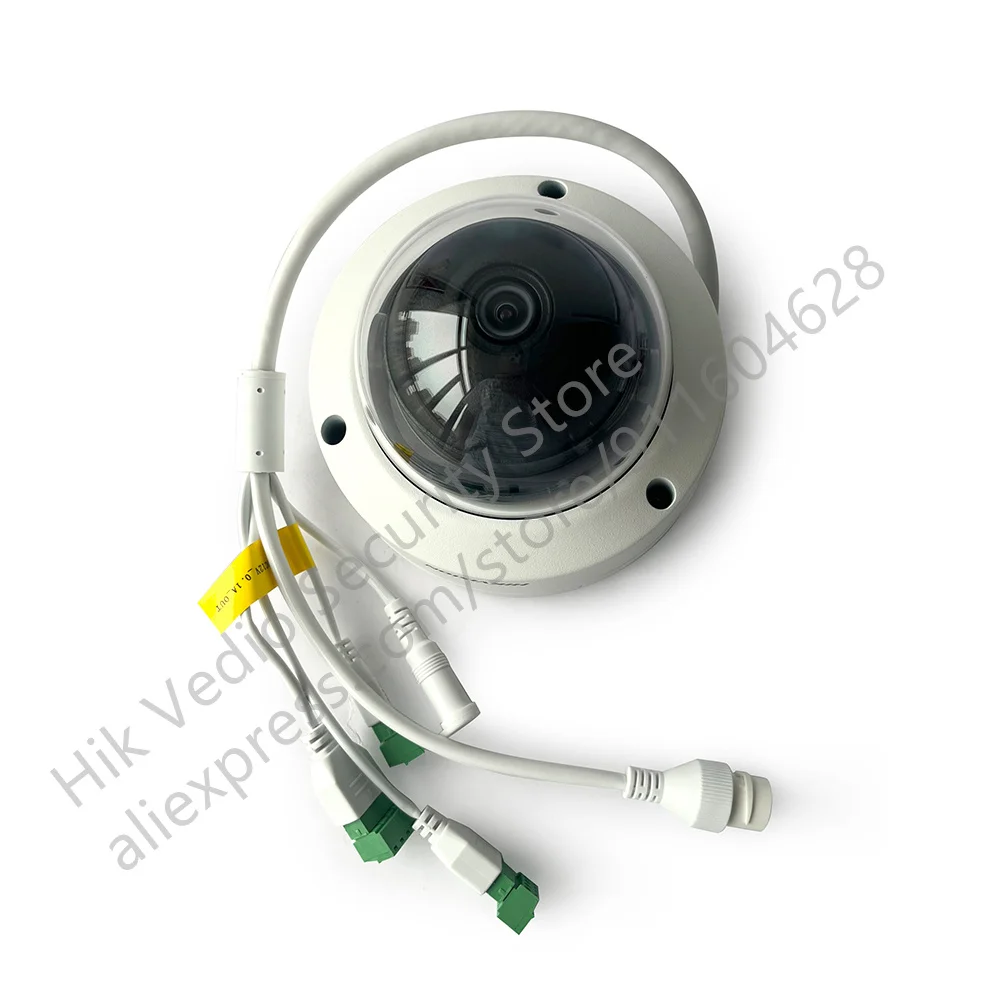 Original Hikvision DS-2CD3186G2-ISU 4K 8 MP AcuSense IR Câmera de rede dome fixa DarkFighter
