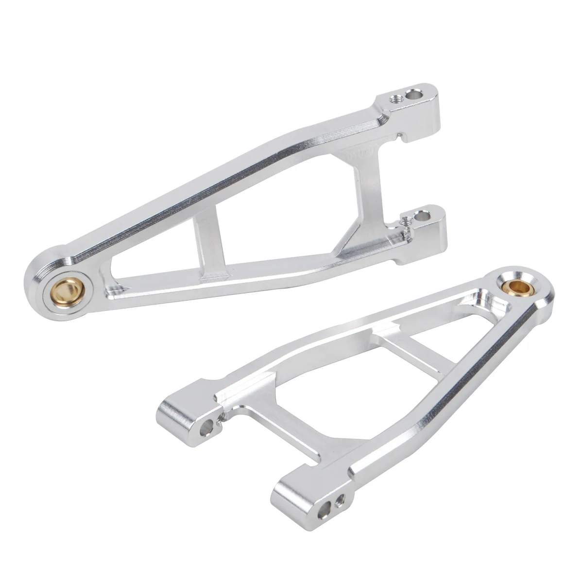 Brazos de suspensión inferiores superiores delanteros de aleación de aluminio para chasis Tamiya BBX BB-01