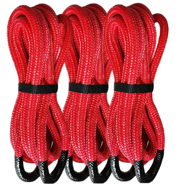 

(JINLI-Rope) 12mm 19mm 22mm 25mm Nylon66 Double Braided Kinetic Recovery Tow Rope For 4WD ATV UTV SUV