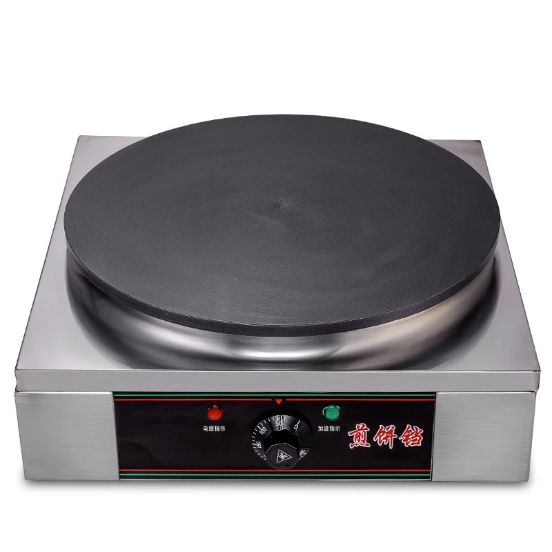 

Commercial electric pancake making machine Wrinkle machine Automatic steak frying machine Constant temperature stainless steel