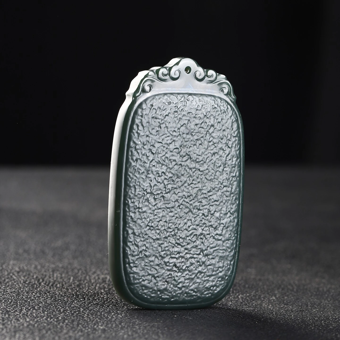

Genuine China Nephrite Stone Green Jade Blank Pendant Necklace Men Women Certified Jewelry Hetian Jade Lucky Charms Amulets