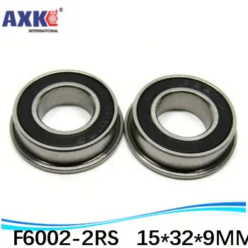 (1pcs) Flange Ball Bearing F6002-2RS 15*32*9 Mm * Deep Groove Ball Bearing Inch Bearing AXK Steel Ra 0.8 Machinery Nanjing Rich