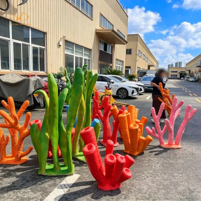 Animated marine life coral models customized for aquarium and museum decoration