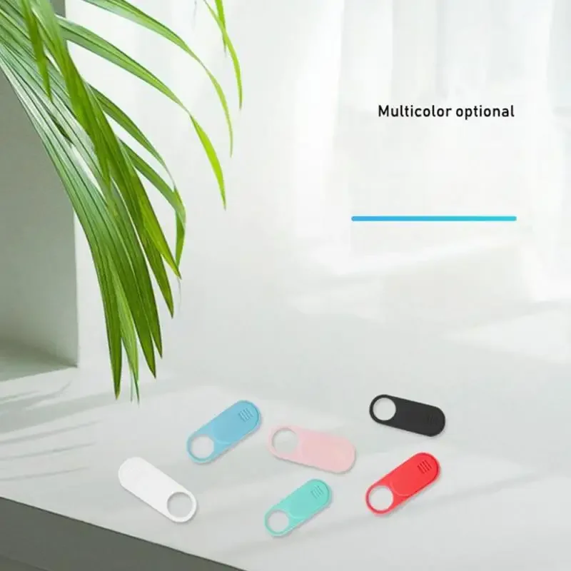Universal Plastic Black WebCam Cover Shutter Magnet Slider Camera Cover for IPhone Laptop Mobile Phone Len Privacy Stickers