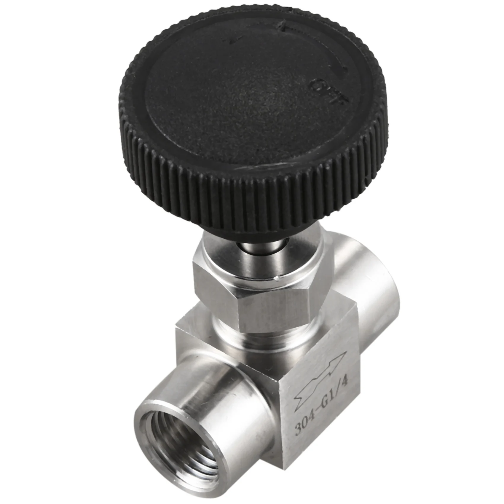 

AB35-2X 1/4 дюйма BSP с равной внутренней резьбой SS 304, запорный игольчатый клапан управления потоком из нержавеющей стали