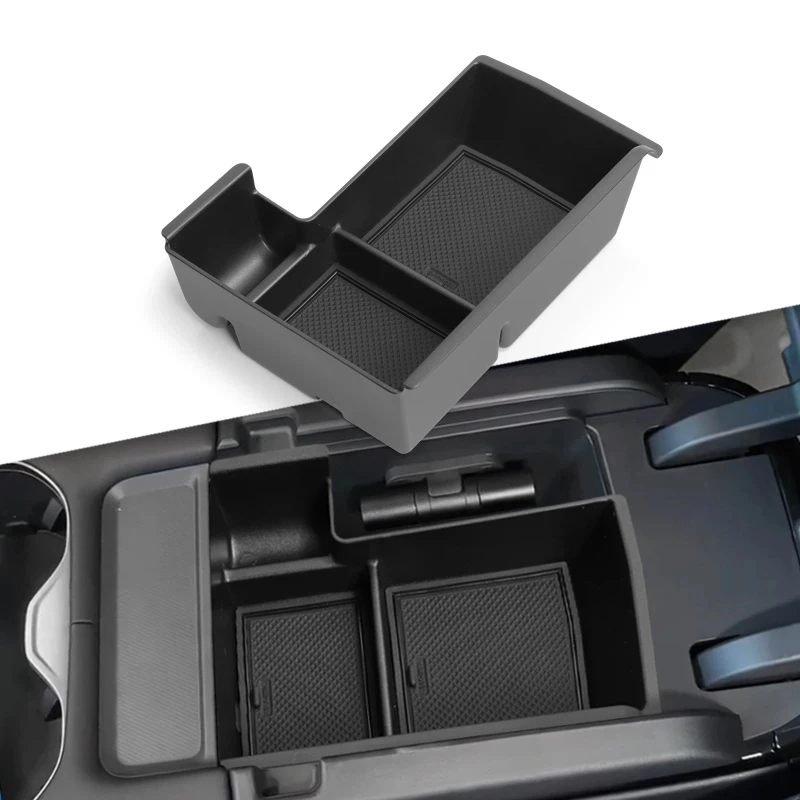 

for BYD Seal U Sealion 6 Song Plus DM-i 2025 Armrest Storage Box ABS Car Organizer Accessories Tidying Black