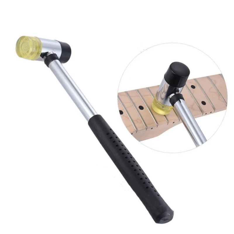 Guitar Rubber Hammer Accessories Electric Guitar Bass Rubber Fret Hammer Wire Replacement Tools for Luthier