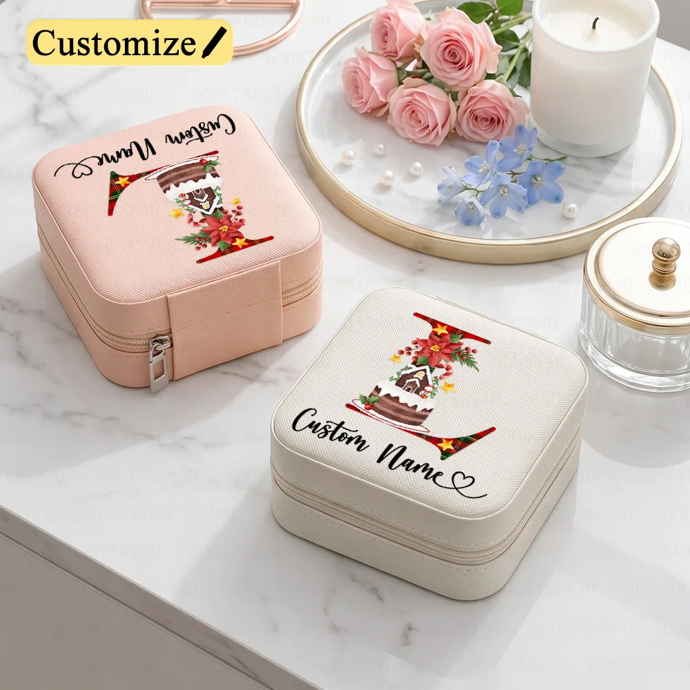 Personalized Name Christmas Jewellery Storage Box