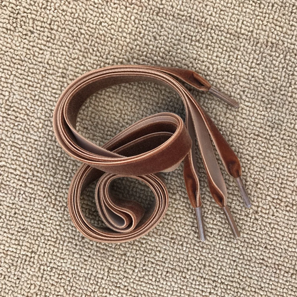 

2pcs Wide Shoelaces Shoelaces Flat Lace Shoe String For Boots Sneakers Loafers Slip-Ons Durable Shoe Strings Accessory